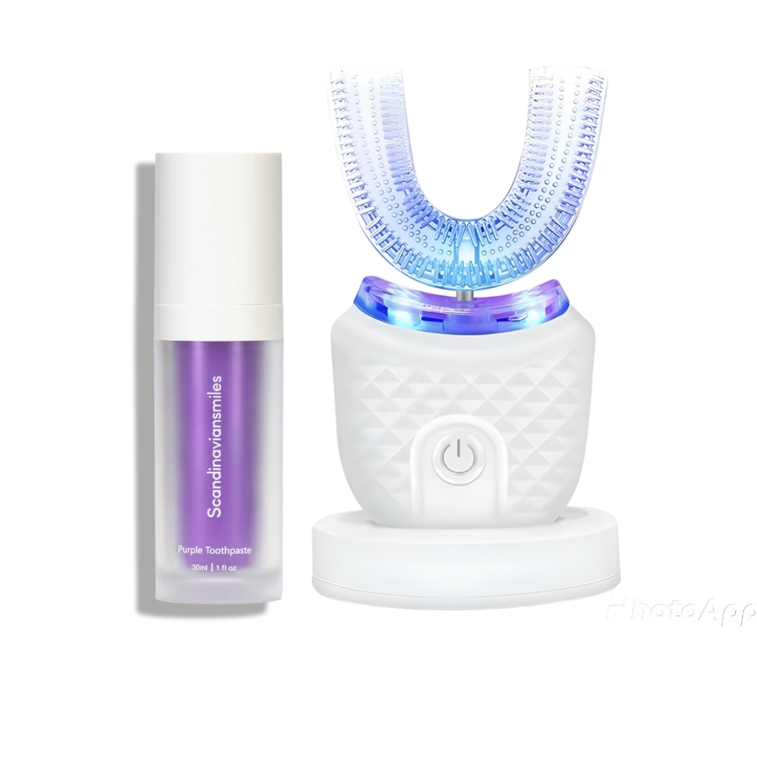 Ultrasoic Brush x Purple toothpaste