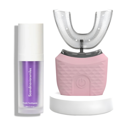 Ultrasoic Brush x Purple toothpaste