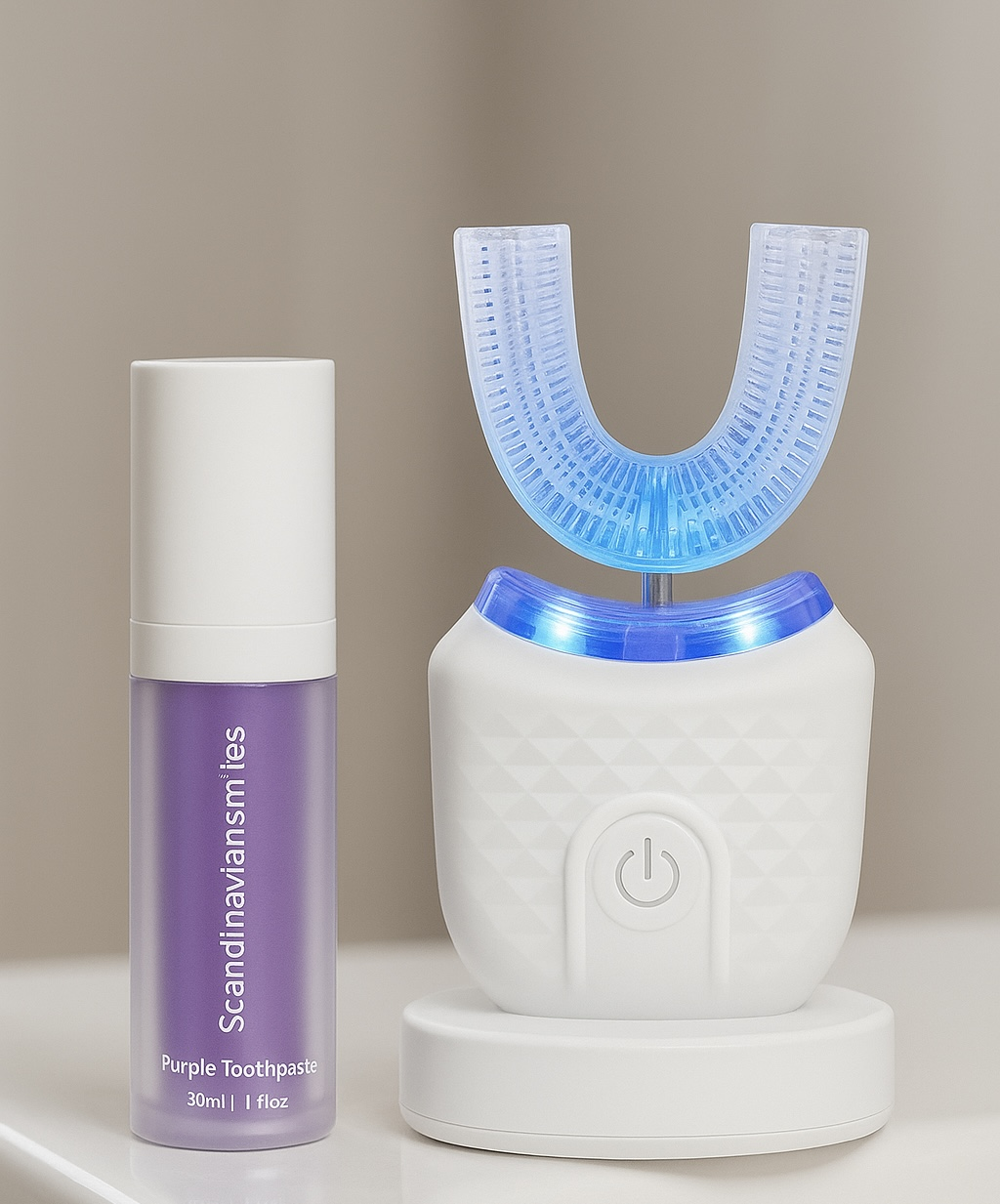 Ultrasoic Brush x Purple toothpaste