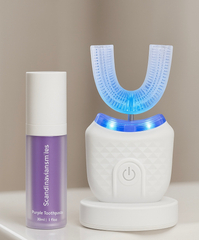 Ultrasoic Brush x Purple toothpaste