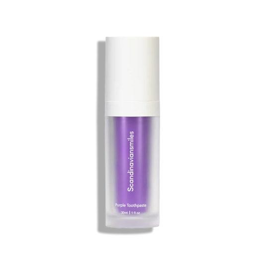 Purple toothpaste